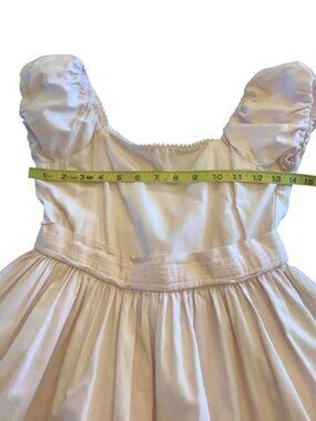 Hope & Henry Girls Pink Puff Sleeve Dress Size 10 | Bow Back Flower Girl Party
